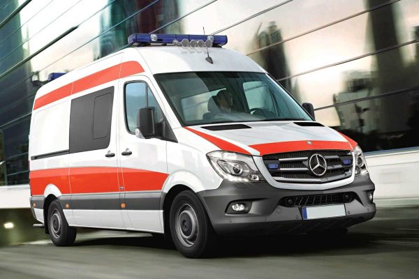 Ambulance moderne pour transport sanitaire médicalisé