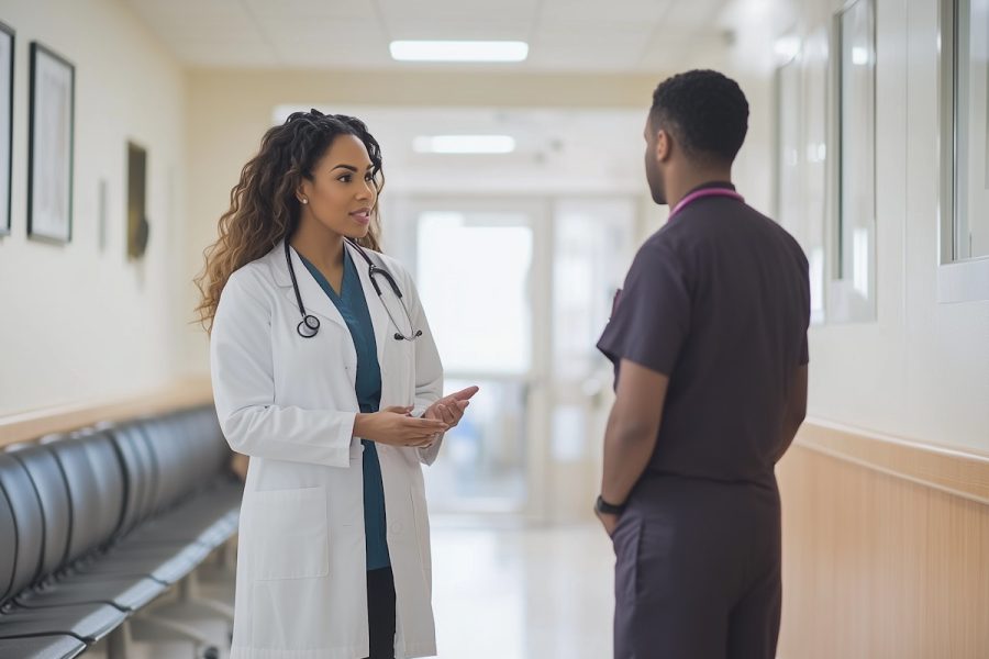 Discussion médicale entre professionnels de santé